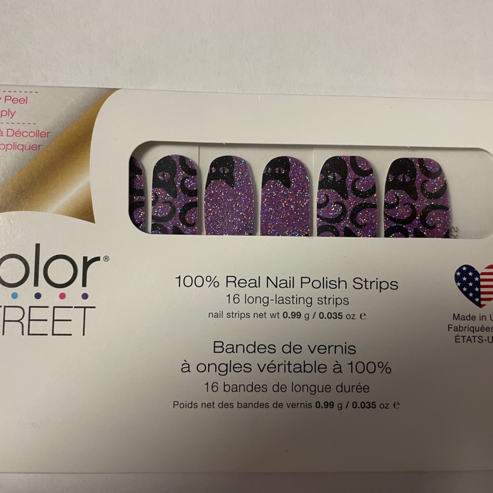 Color Color Street Nail Polish Strips “Cats All Folks” NWT
